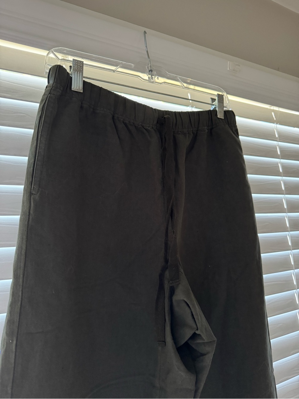 Toast Army Green Drawstring Pants